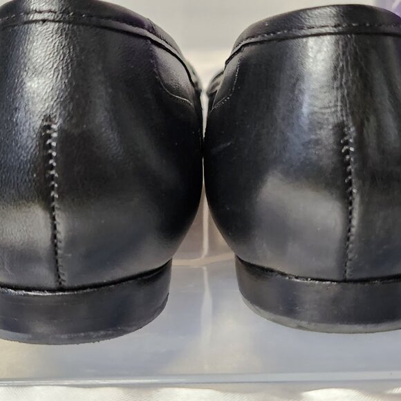 ENZO ANGIOLINI LIBERTY Black Leather Ladies Flats 6.5M - Picture 6 of 8